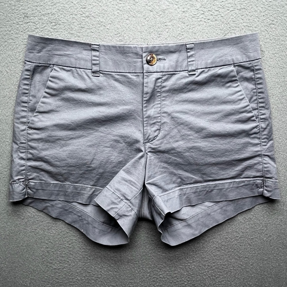 Old Navy Women Short Grey Cotton Stretch‎ Size 4 Mid-Rise Chino 551203-02
